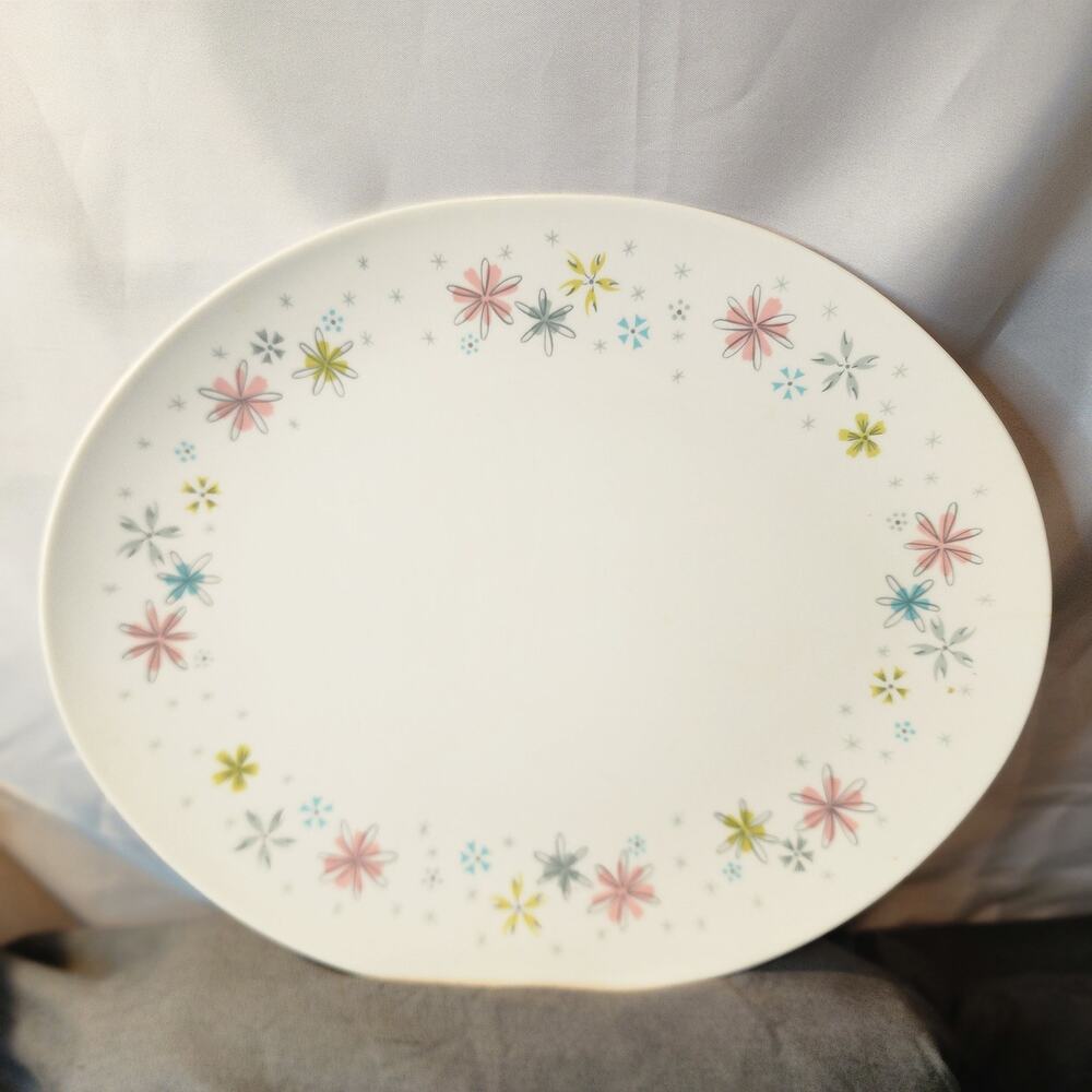 Boonton Ware Atomic Stars Serving Platter- 14.5in - #3606